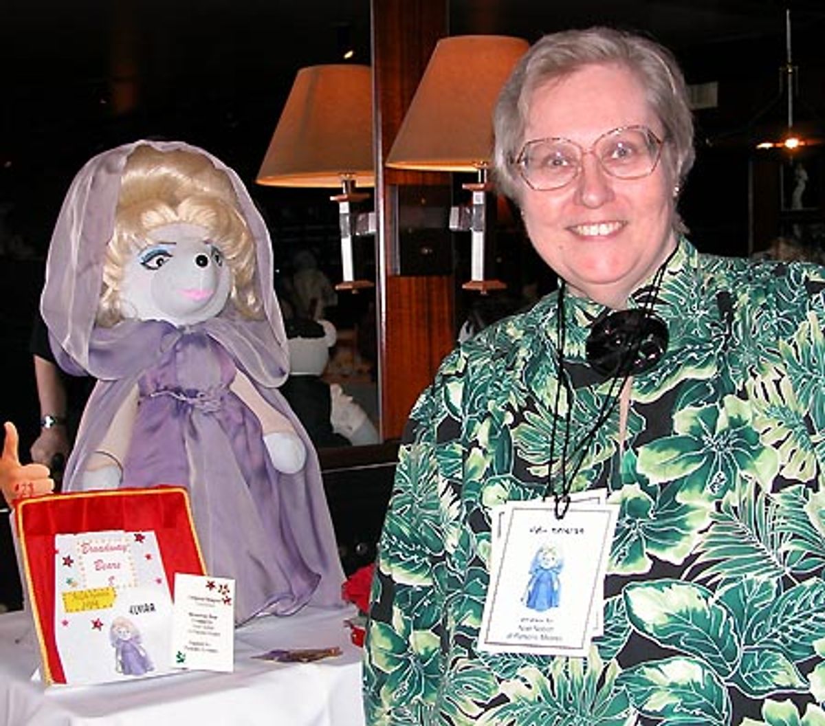 The bear's creator - Noel Noblitt at Broadway Bears VIII